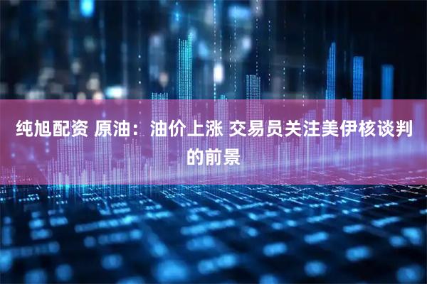 纯旭配资 原油:油价上涨 交易员关注美伊核谈判的前景